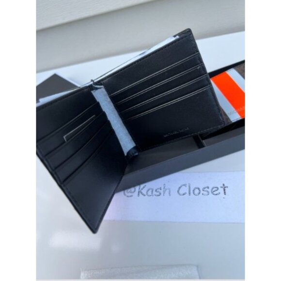 Michael kors mens 3 in 1 wallet card case gift box set - brown - Picture 2 of 5